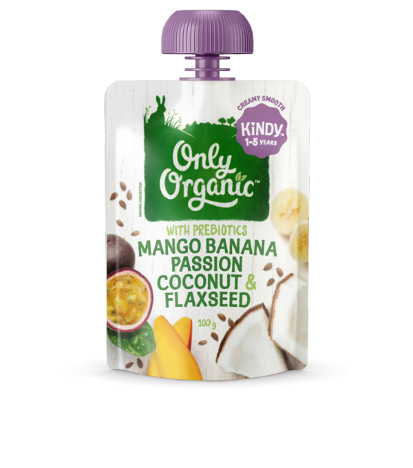 【Only Organic】Mango Banana Passion Coconut Flaxseed 100g