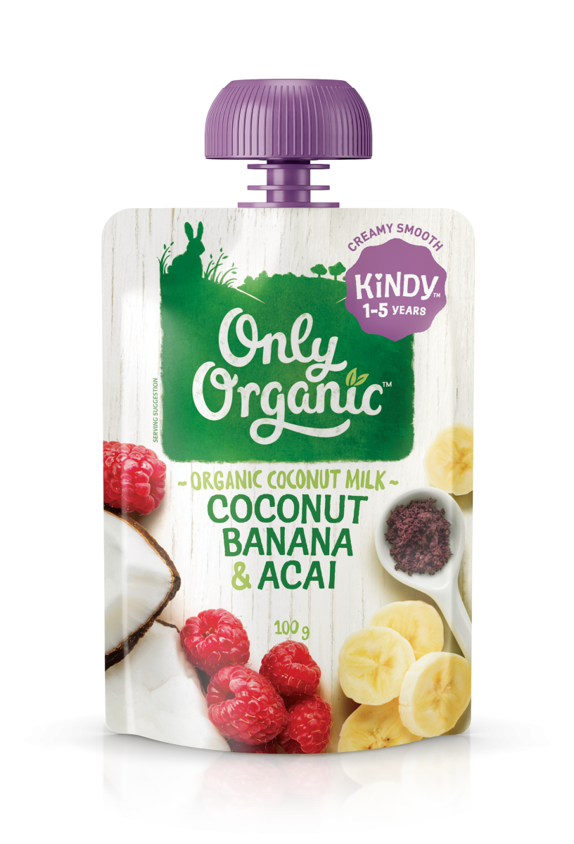 【Only Organic】Banana Coconut Milk & ACAI 100g