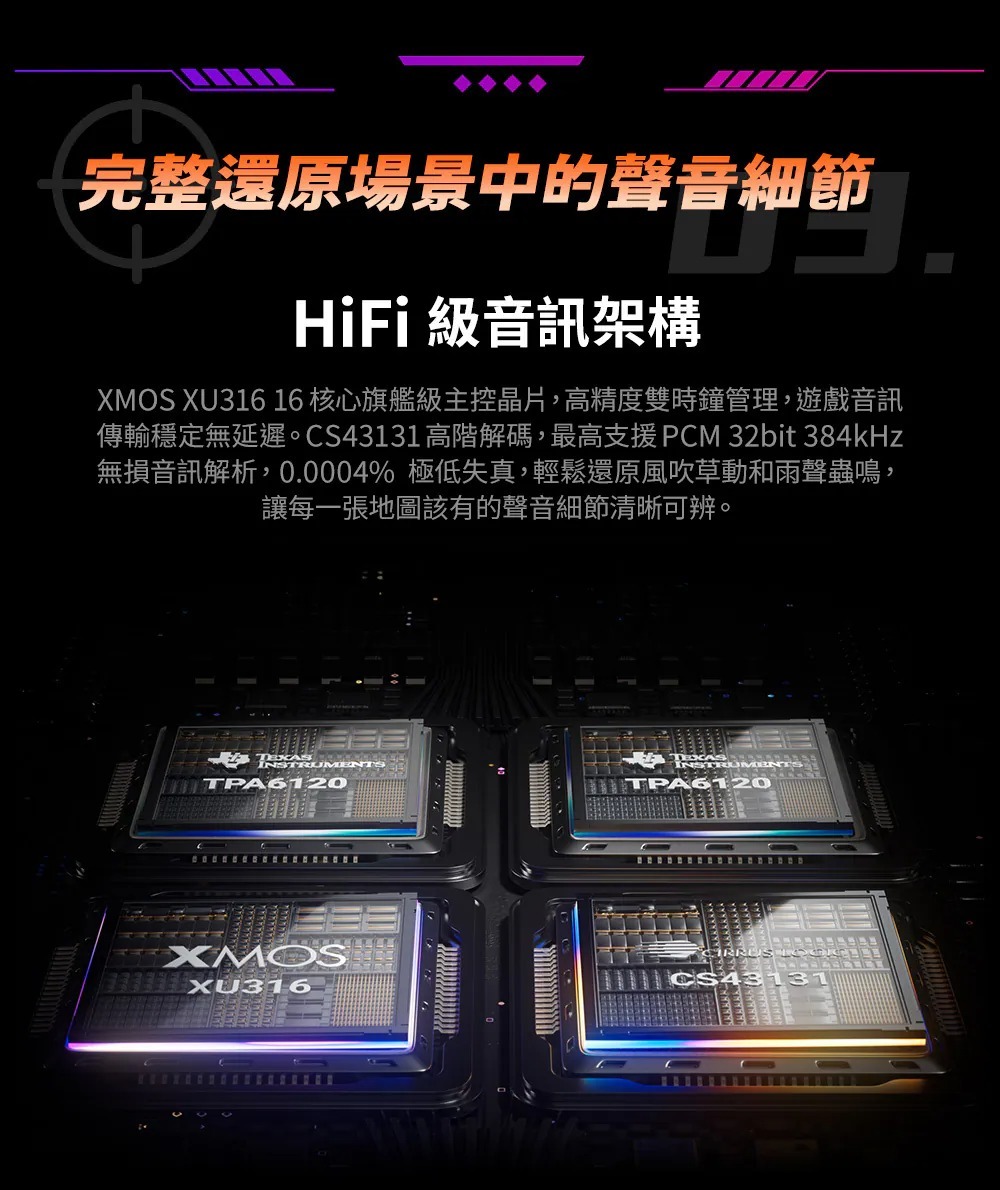 完整還原場景中的聲音細節