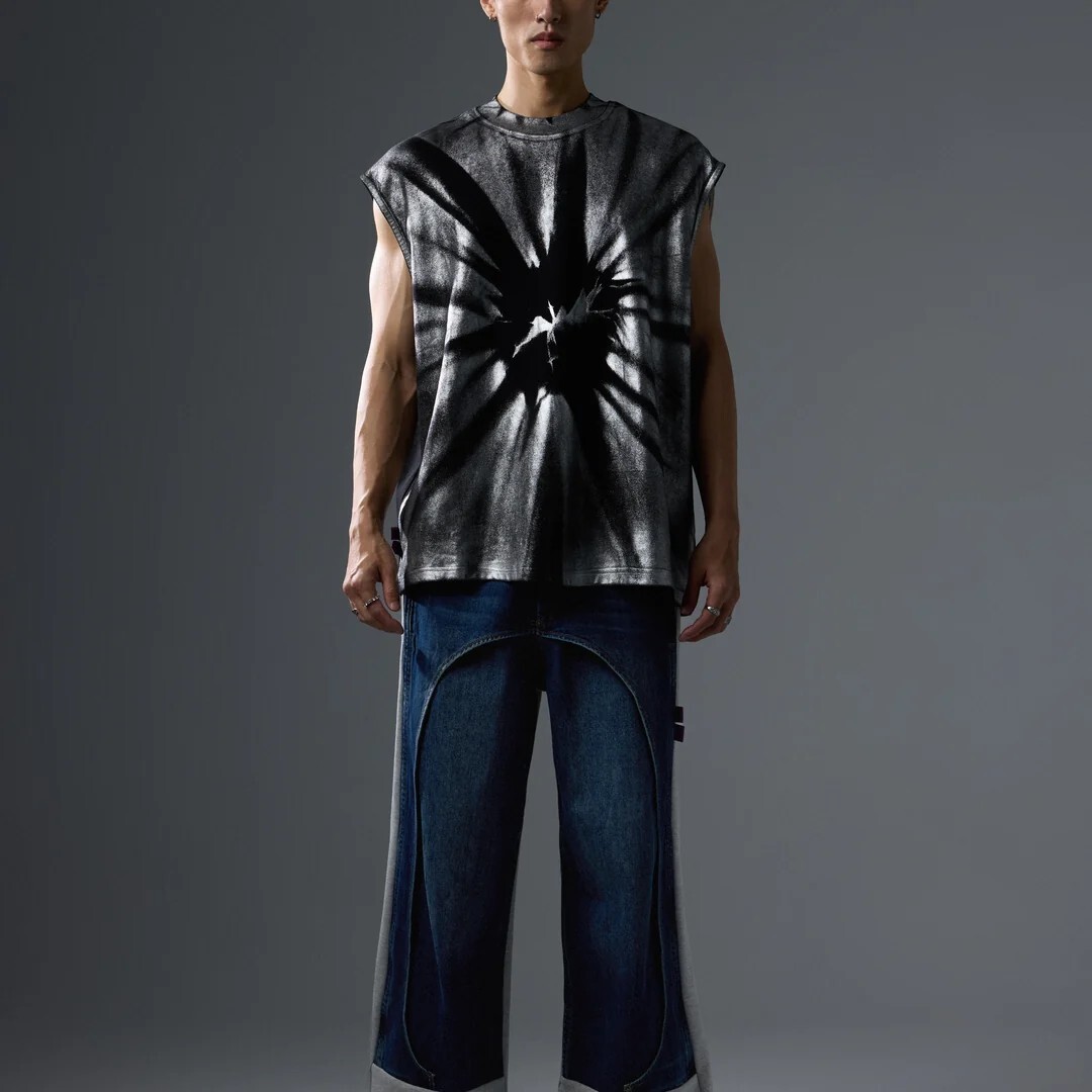 NEISH Fracture Silver - Twist Tank Top