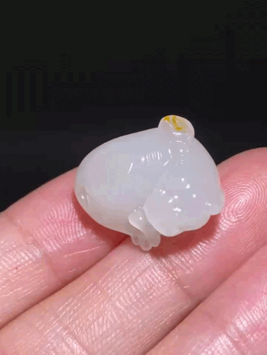 71873 和田玉籽料貔貅
