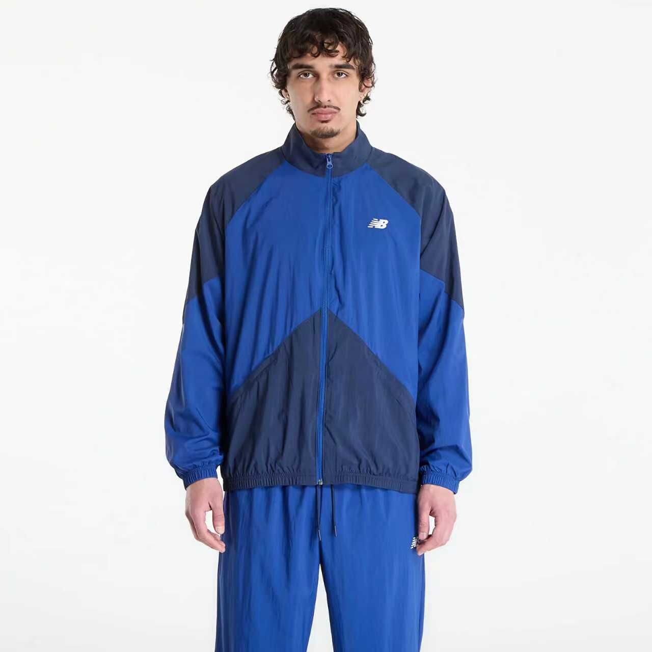 【預購】NEW BALANCE H0729104 男裝拉鏈外套 (藍色)