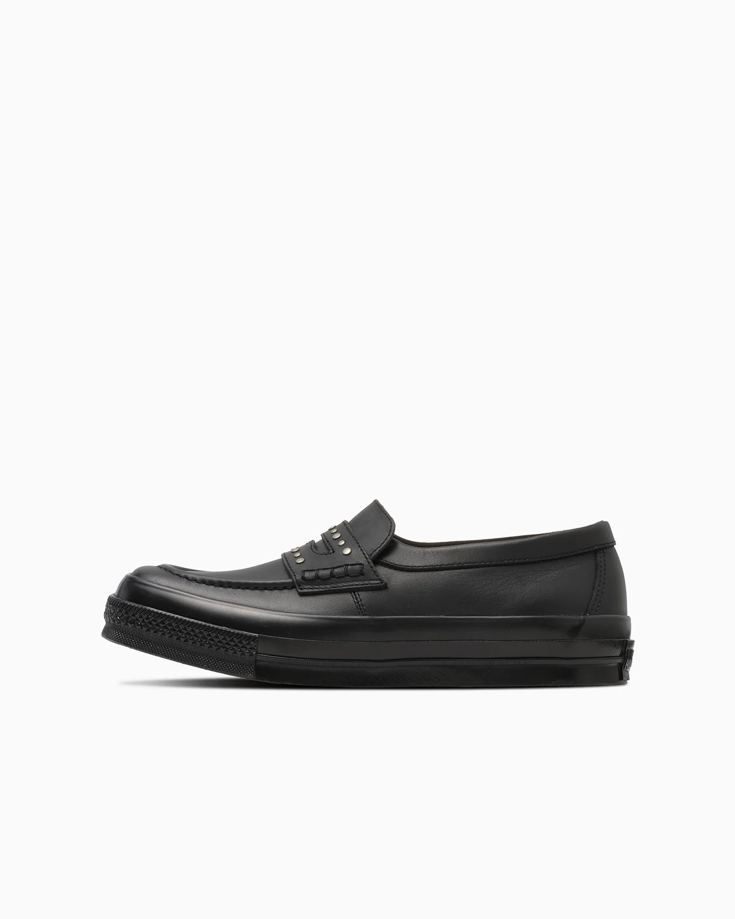 預購┃CONVERSE ALL STAR SQUARETOE LOAFER SA 方頭 皮革 鉚釘 樂福鞋 黑色