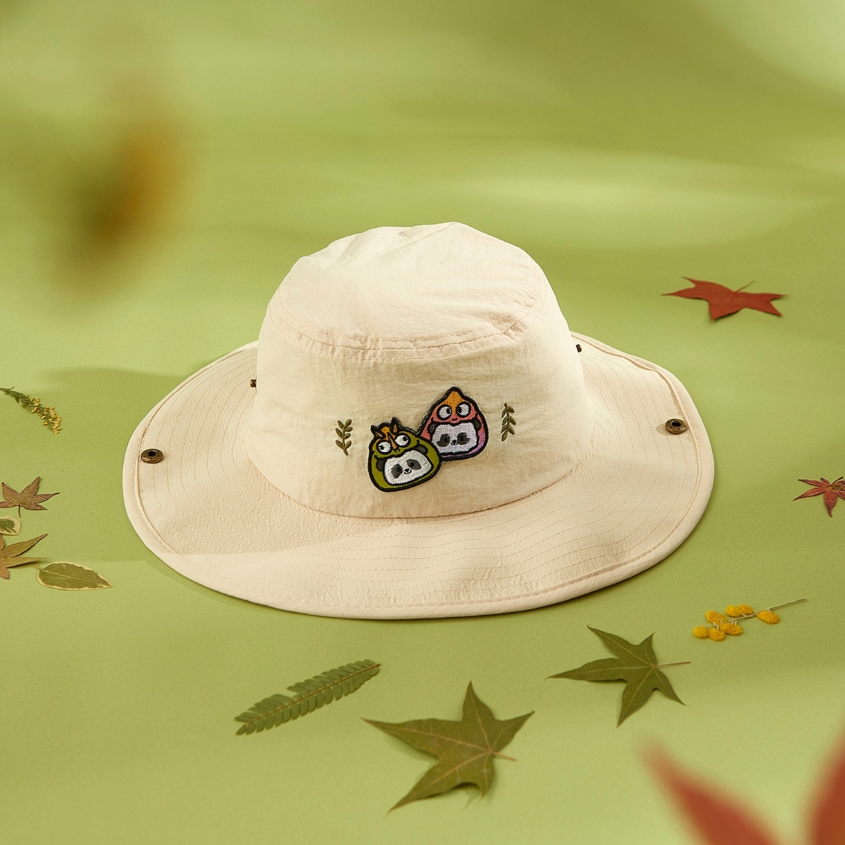 Panda Friends Chameleon Khaki Kids Trekking Hat