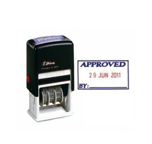 新力牌 S-S404 [APPROVED] 雙色日期回墨印 501409000