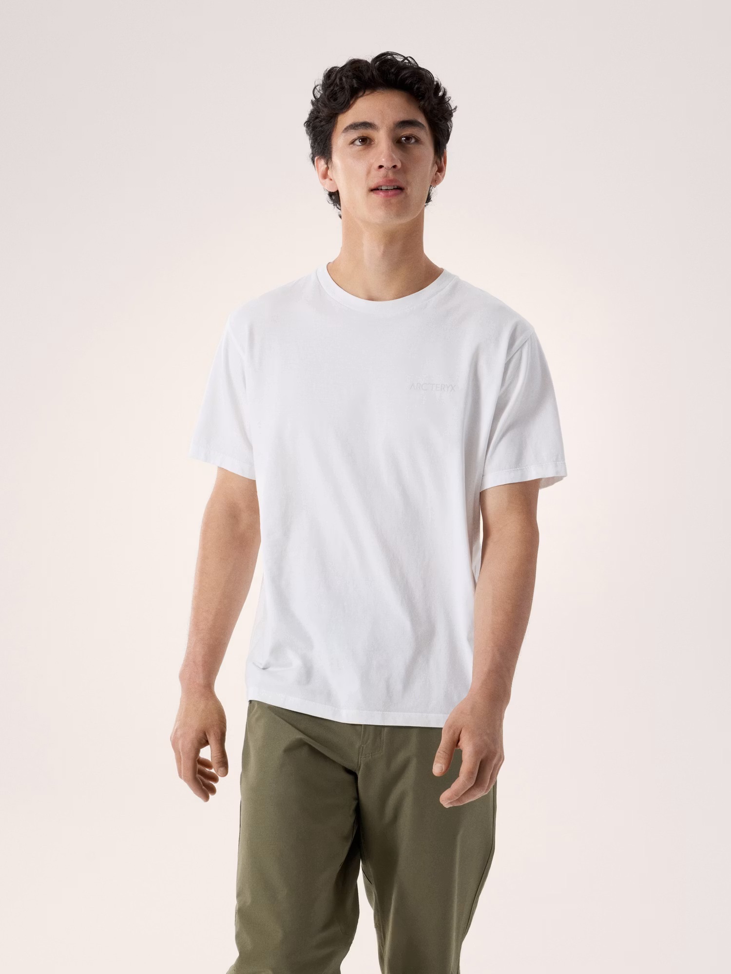 Arcteryx Kragg SL Cotton SS M White Light