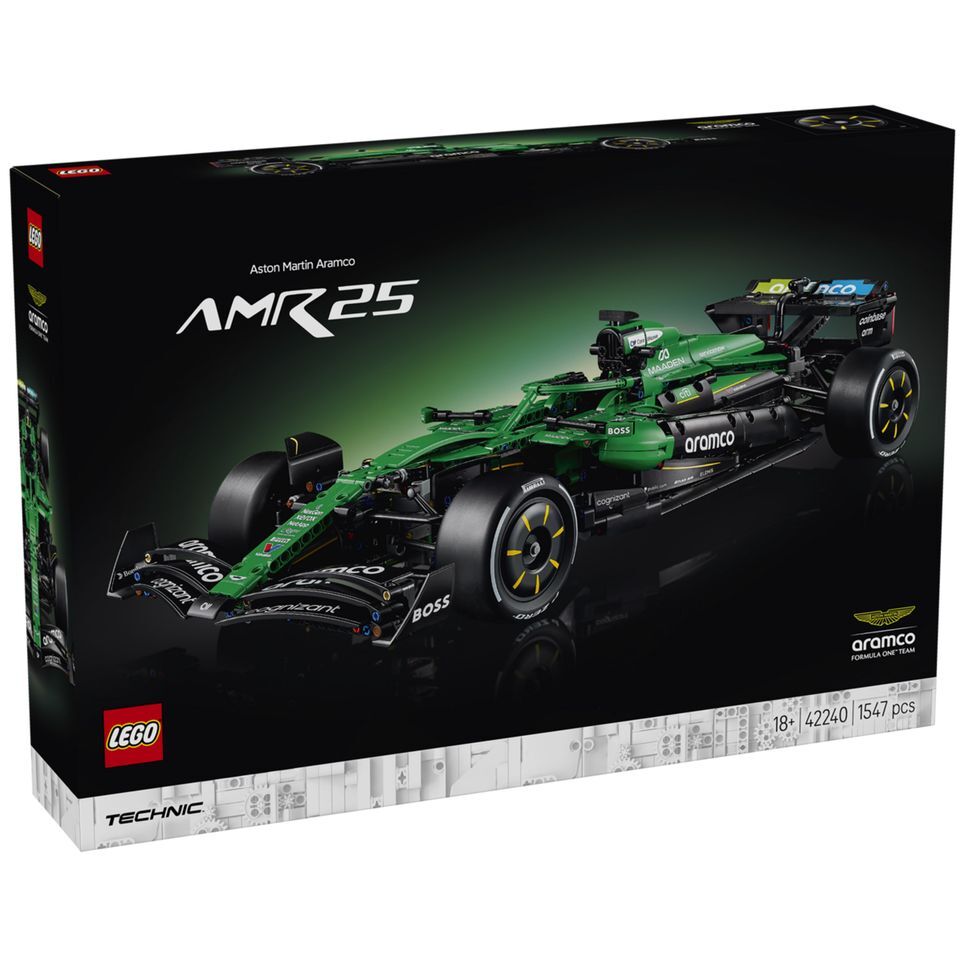 LEGO 42240 奧斯頓 馬丁 Aramco AMR25 F1® 賽車 樂高® 科技