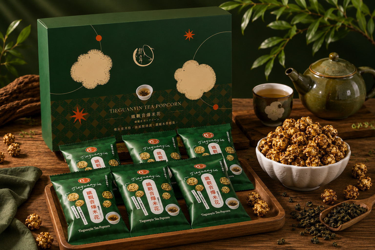 鐵觀音爆米花禮盒(6入)