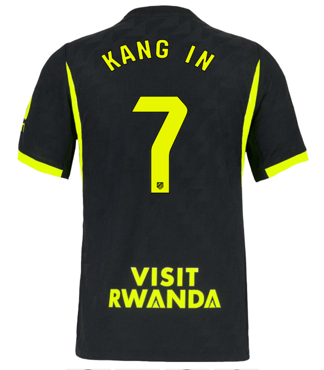 2026 Atletico Madrid Away Shirt with Nameset & Patch