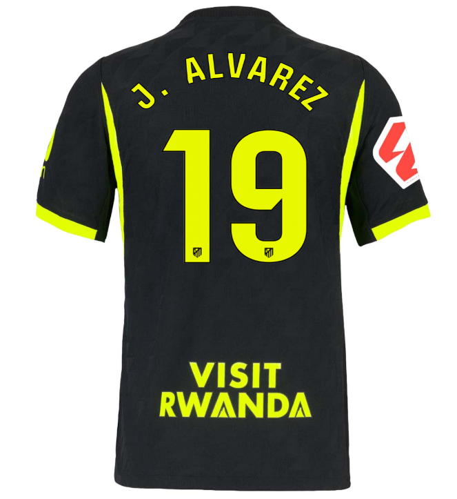 2026 Atletico Madrid Away Shirt with Nameset & Patch