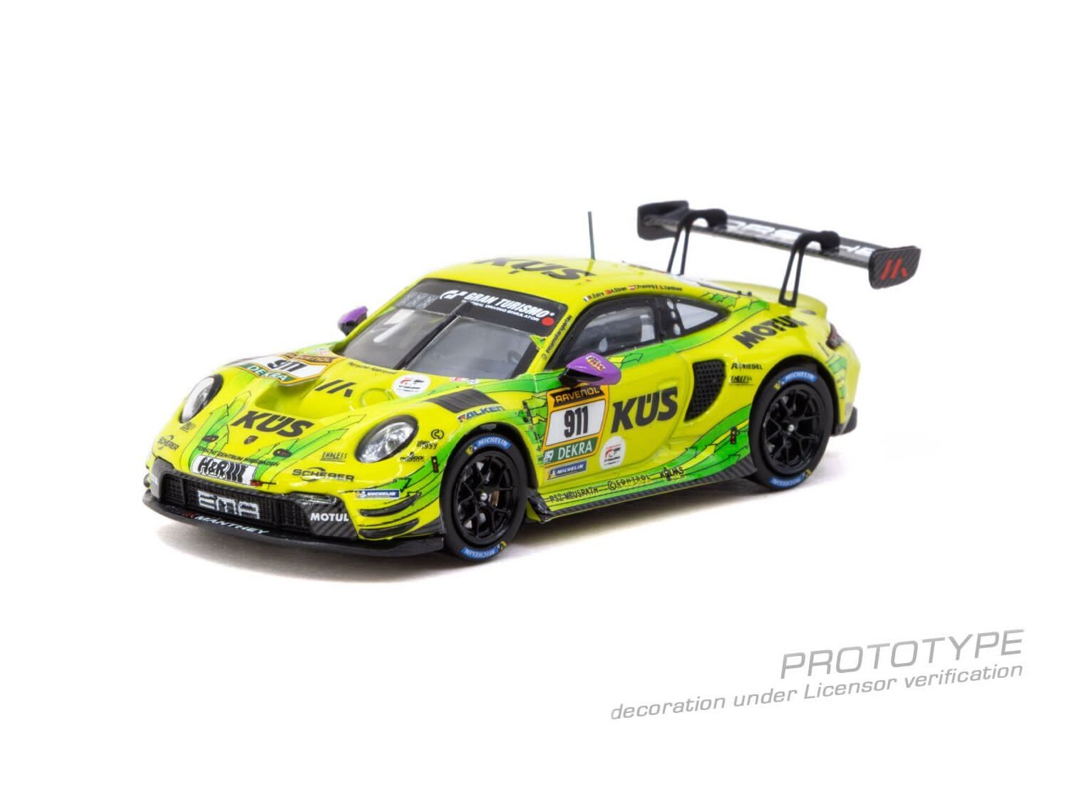 預訂:1/64 TARMAC Porsche 911 GT3 R Nürburgring 24h 2024 Laurens Vanthoor / Thomas Preining / Kevin Estre / Ayhancan Güven (T64-084-24NUR911)