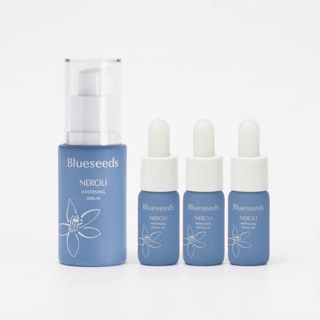 【新手入門組】淨緻橙花潤白精油露5ml x3 + 橙花精華液30ml