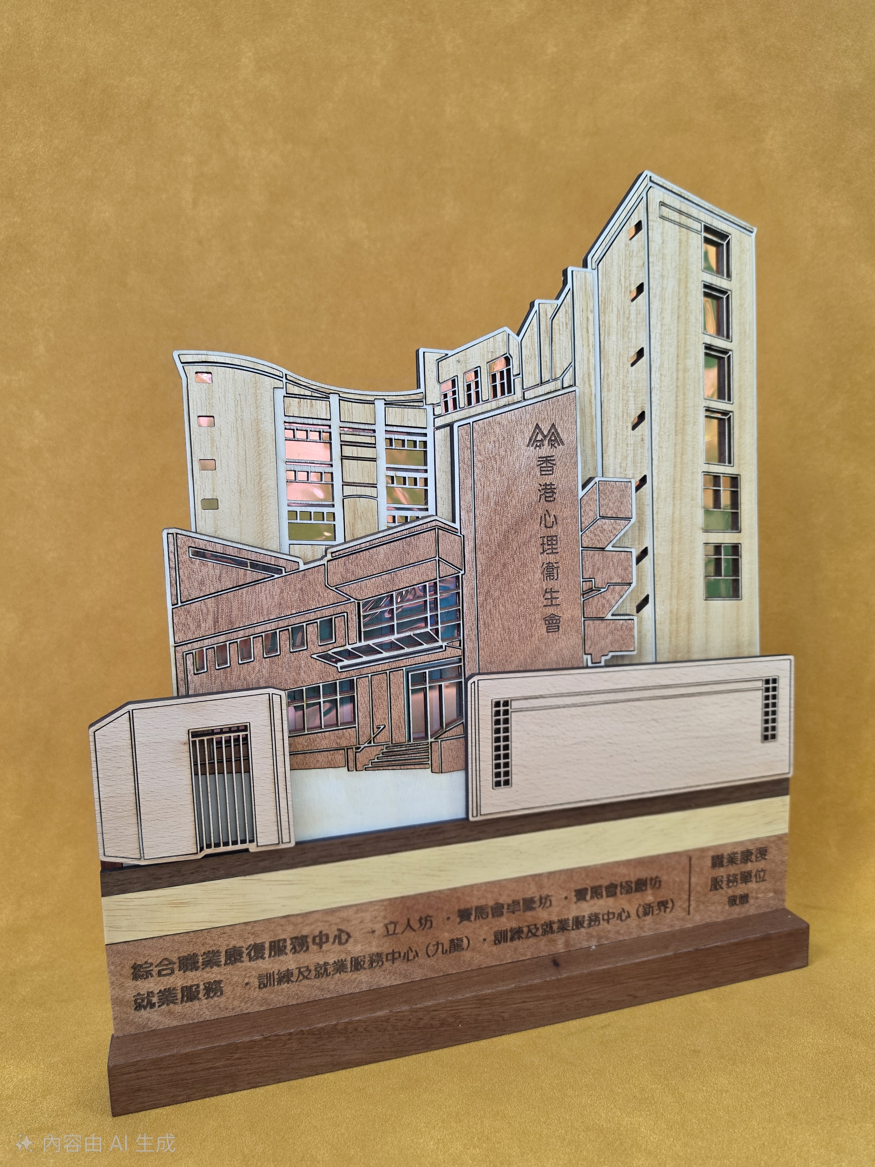 訂製款實木獎盃 ／紀念品