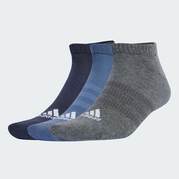 Adidas C Spw Low 3p IP0398 踝襪 短襪 運動 休閒 緩衝 足弓支撐 3雙入 藍灰
