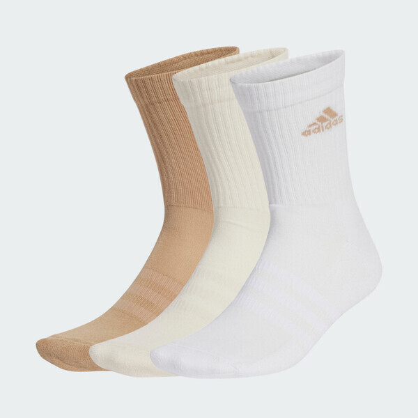 Adidas 愛迪達 C Spw Crw 3p JC9383 男女 中筒襪 運動襪 3雙入 米 白