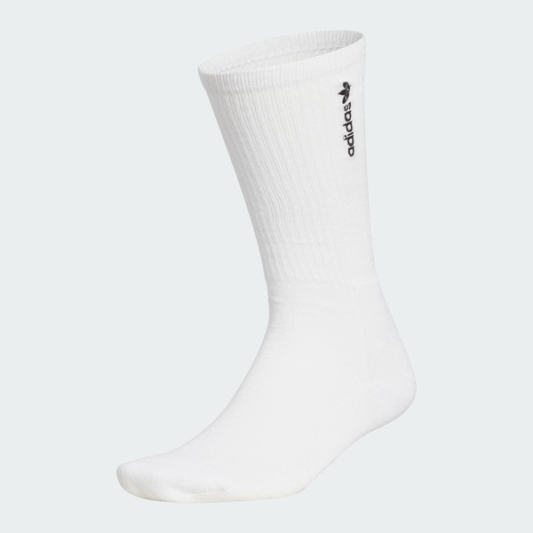 Adidas 愛迪達 Logo Sock JD5180 中筒襪 運動襪 白 黑