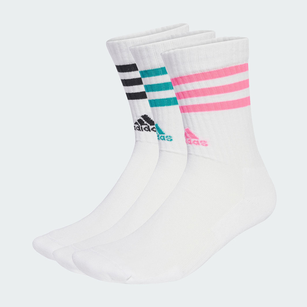 Adidas 愛迪達 3s C Spw Crw 3p JW2765 中筒襪 運動襪 3雙入 白粉綠黑