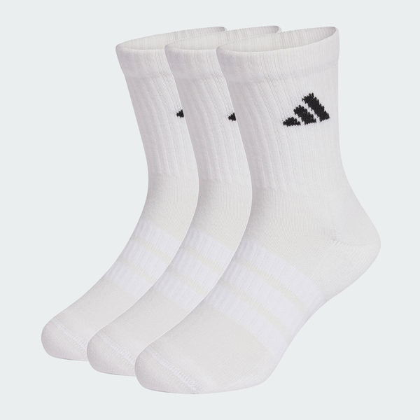 Adidas 愛迪達 C Kd Crw 3p KD1725 中筒襪 運動襪 3雙入 白 黑