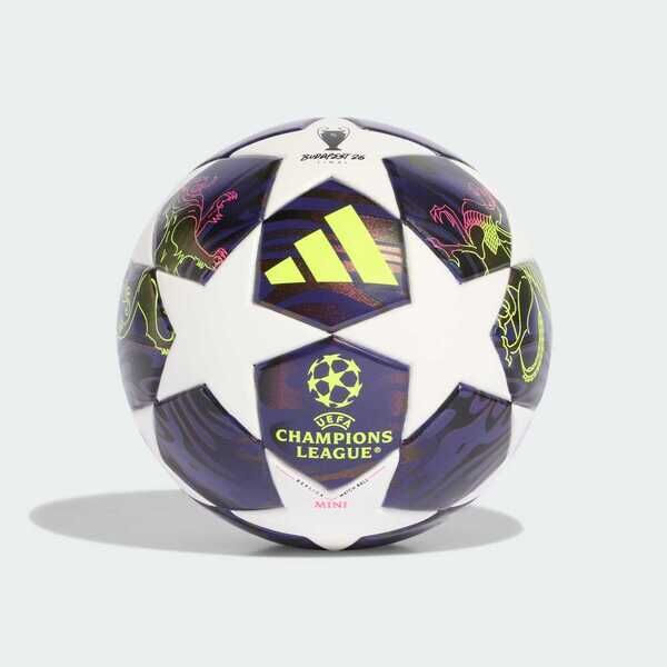 Adidas 愛迪達 Ucl Final Mini Ball JX9099 足球 白紫 歐冠決賽迷你球 無需打氣