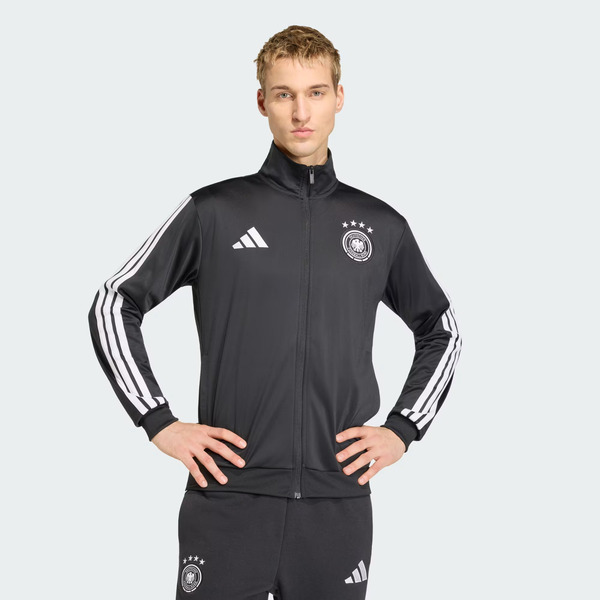 Adidas 愛迪達 Dfb Dna Tt JZ9345 男 夾克 運動外套 休閒穿搭 黑 德國