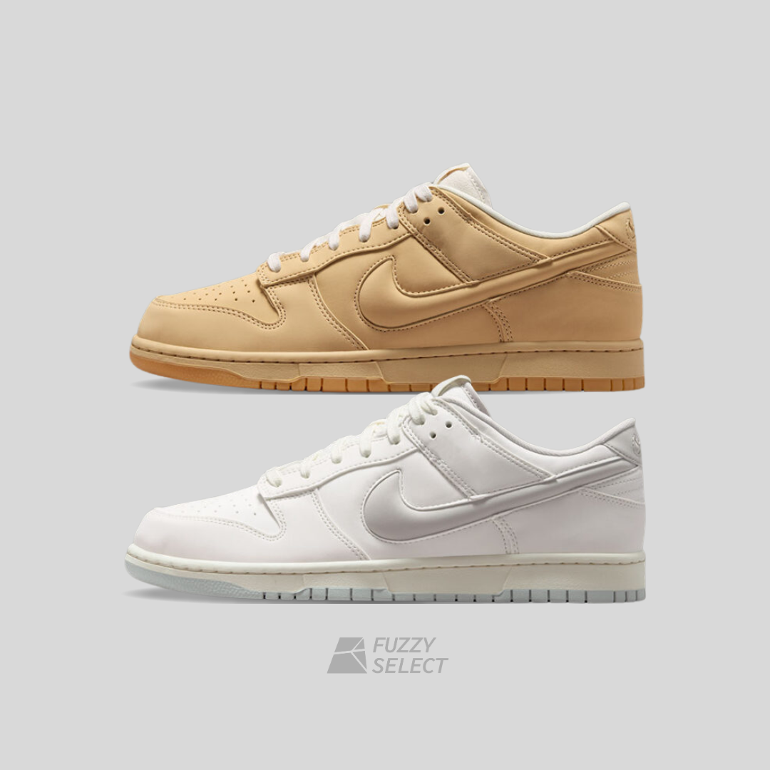 【逢甲 FUZZY】Nike Dunk Low 立體勾 米白 IM4411-100 小麥 IM4411-200