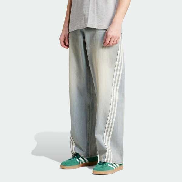 Adidas 愛迪達 Denim Jeans JY6292 男 長褲 牛仔長褲 休閒長褲 淺灰 丹寧