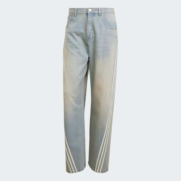 Adidas 愛迪達 Denim Jeans JY6292 男 長褲 牛仔長褲 休閒長褲 淺灰 丹寧