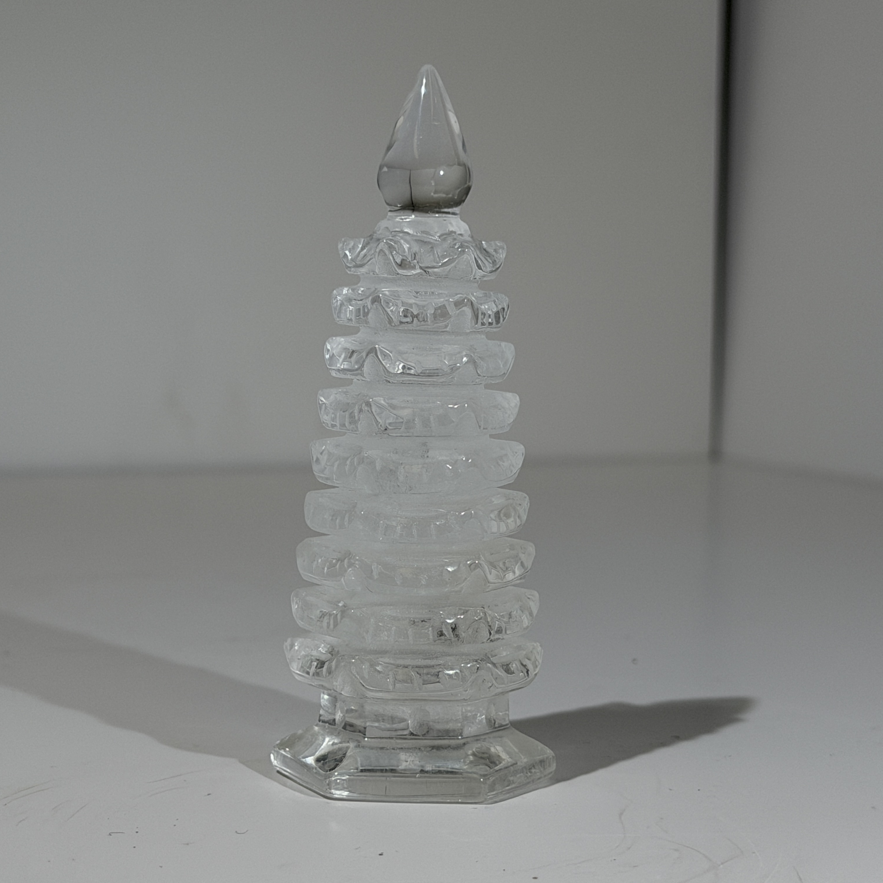 白水晶文昌塔 10.3cm WQ1685