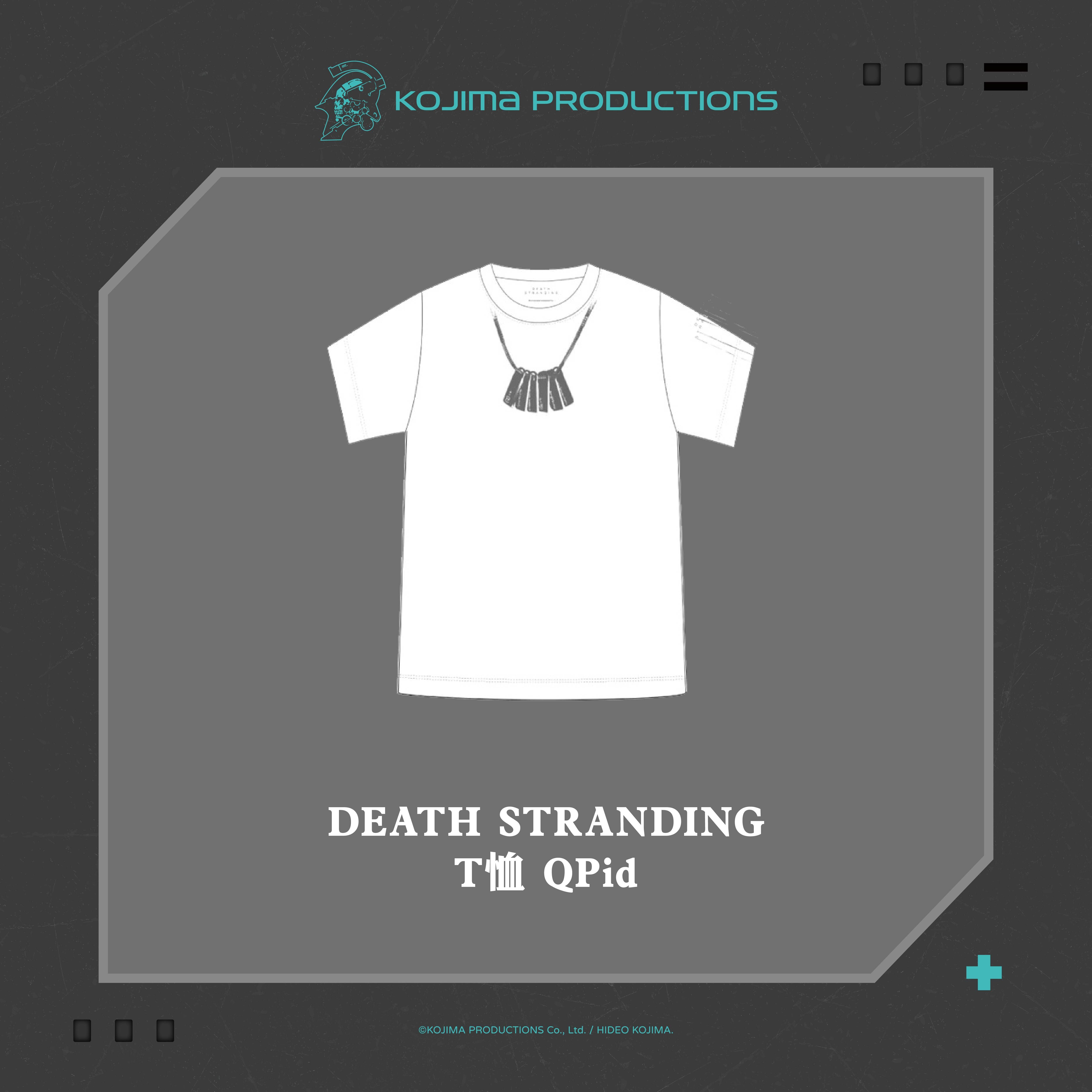 DEATH STRANDING QPid T恤 XL碼（白色）