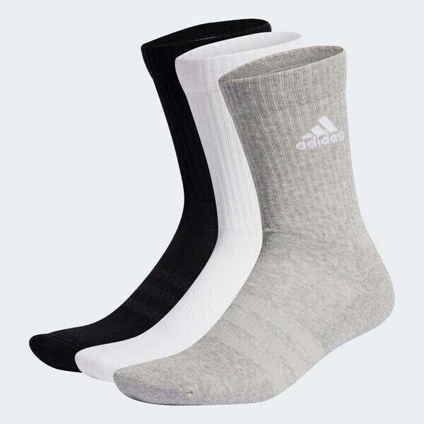 Adidas 愛迪達 C Spw Crw 3p IC1311 中筒襪 運動襪 3雙入 白 灰 黑