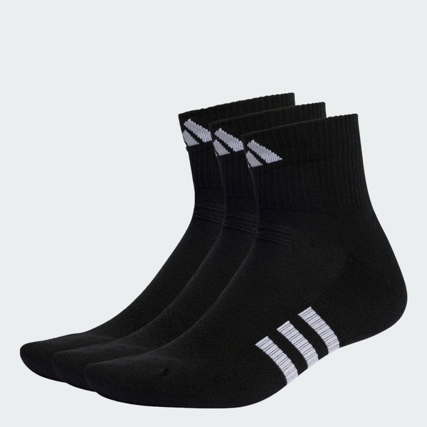 Adidas 愛迪達 Prf Cush Mid 3p IC9519 男女 踝襪 運動襪 3雙入 黑 白