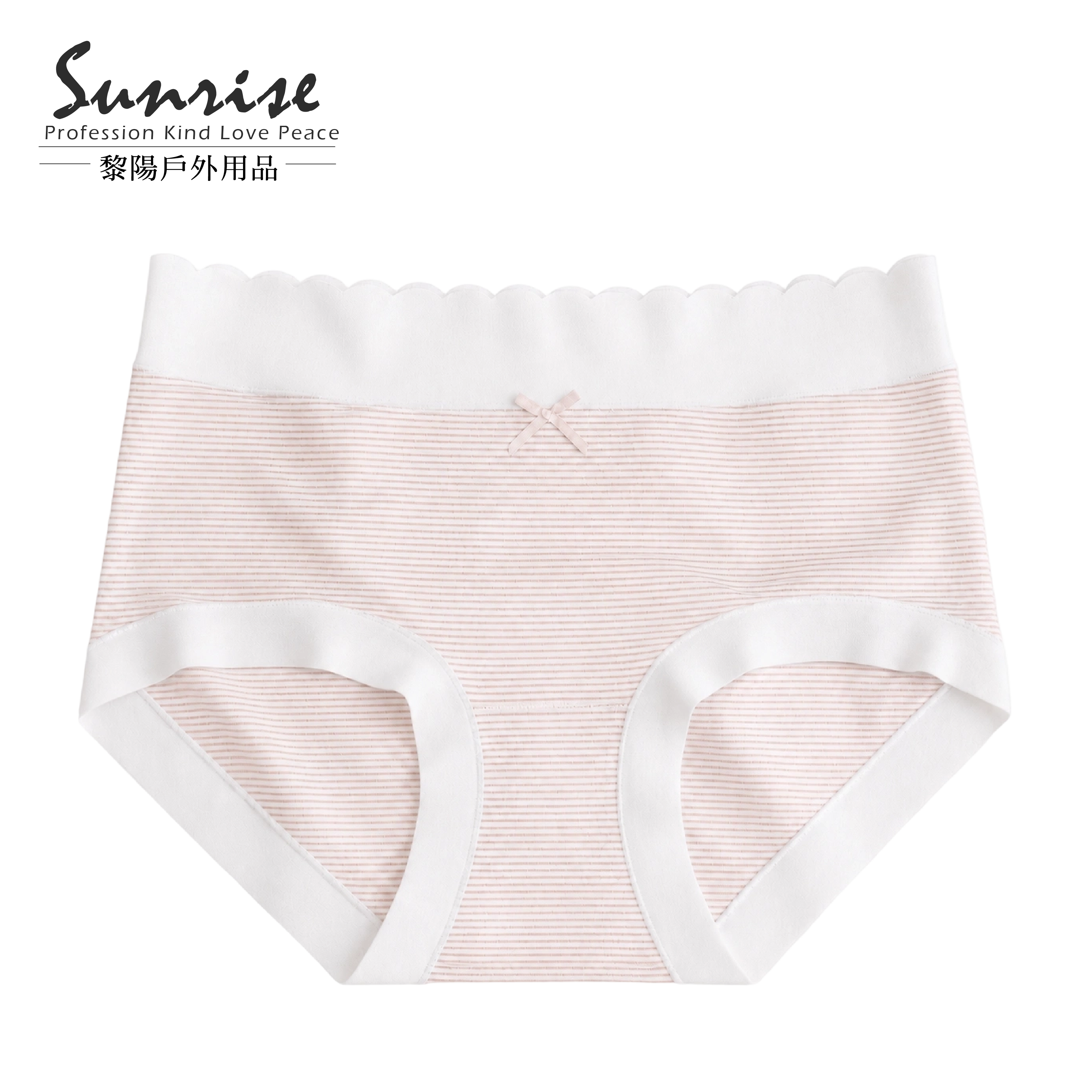 細條紋親膚柔軟中低腰內褲 女款 (4色) 22PUA8101