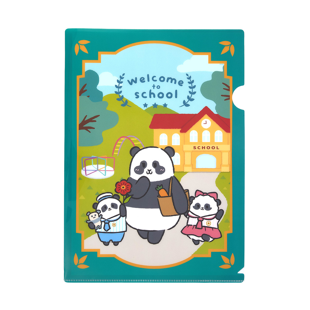 Panda Friends Welcome to School Collection: A4 Folder Set of 2