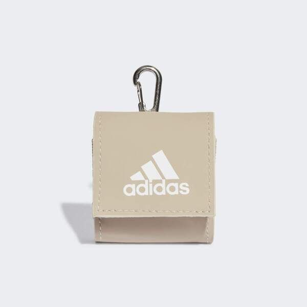 Adidas 愛迪達 Pu Earbud Bag II0897 零錢包 米 迷你收納包 耳機包 大包吊飾
