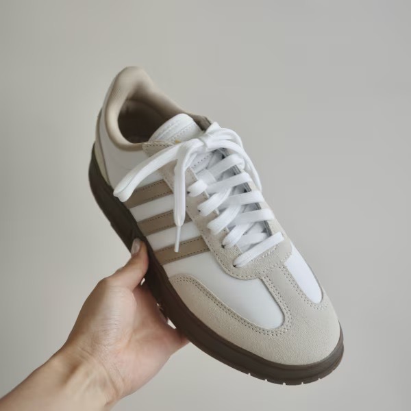 ADIDAS GRADAS 2.0 白奶茶 米色 焦糖底 大地色 男女鞋 KJ2977 / 調貨