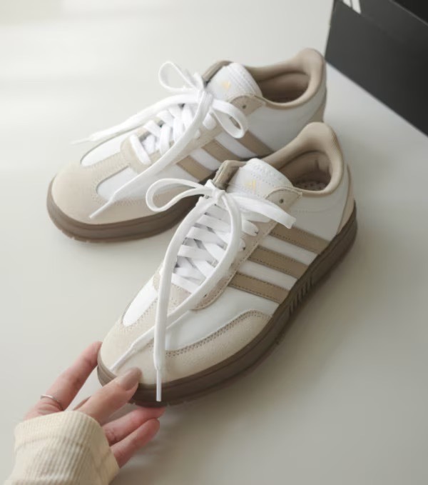 ADIDAS GRADAS 2.0 白奶茶 米色 焦糖底 大地色 男女鞋 KJ2977 / 調貨
