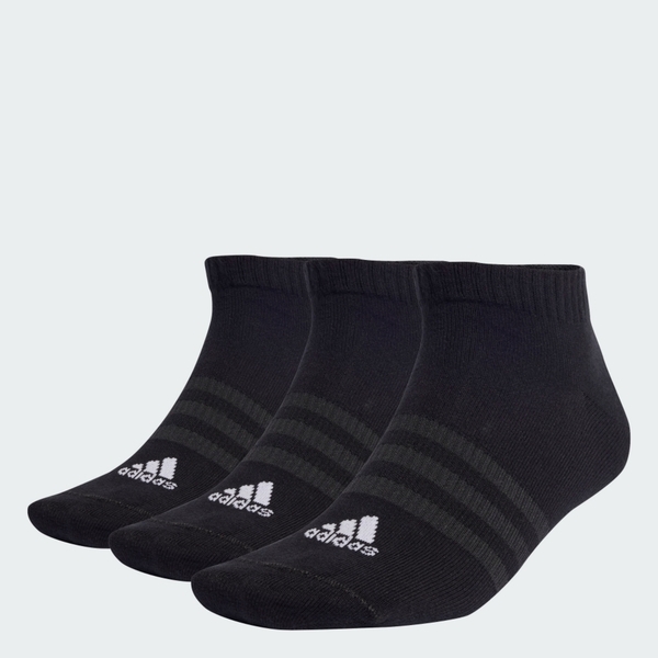 Adidas 愛迪達 T Spw Low 3p IC1336 短筒襪 運動 休閒 足弓支撐 3雙入 黑 白