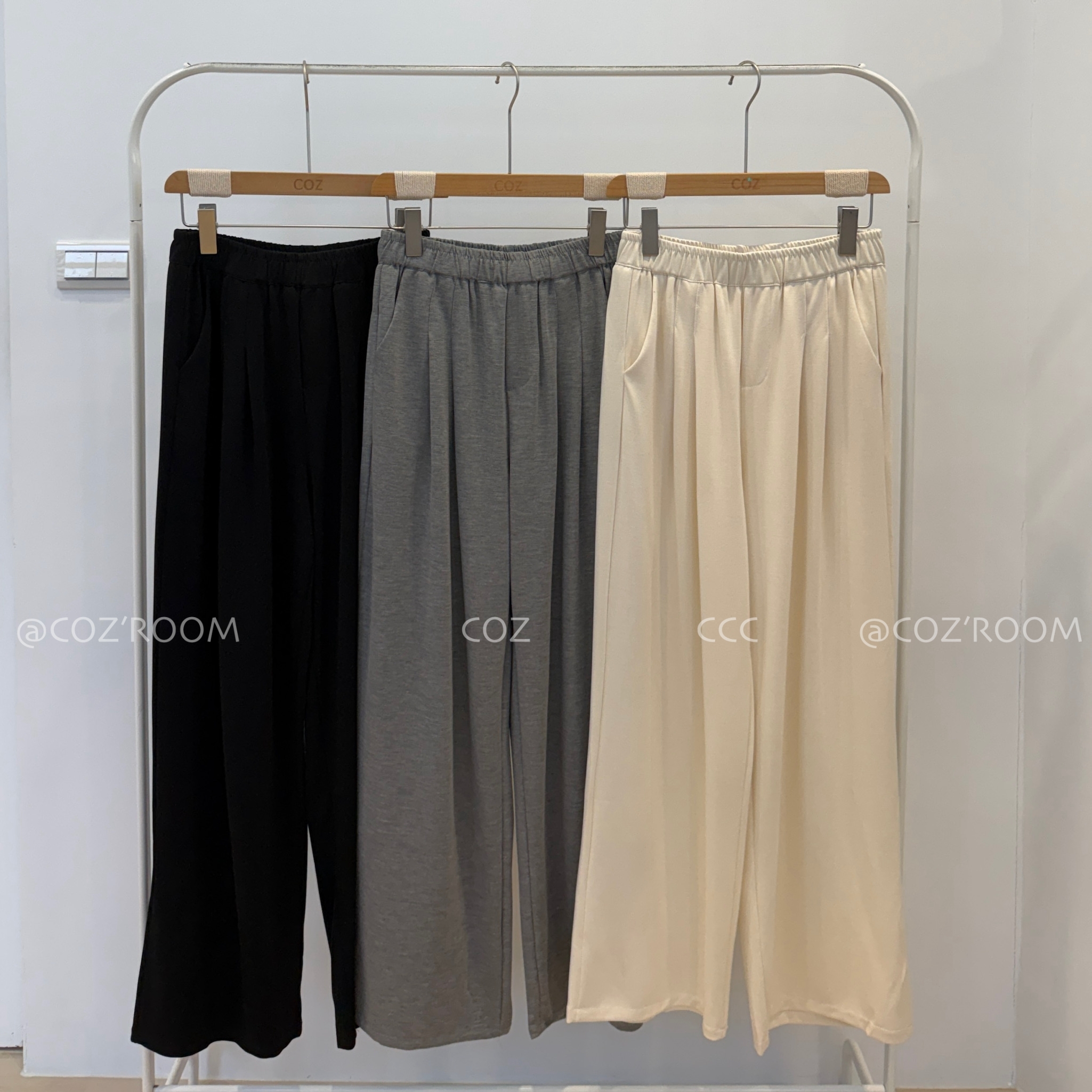 有穿=沒穿的100cm冰冰雲朵泡芙棉休閒長褲F size (3色) _83068