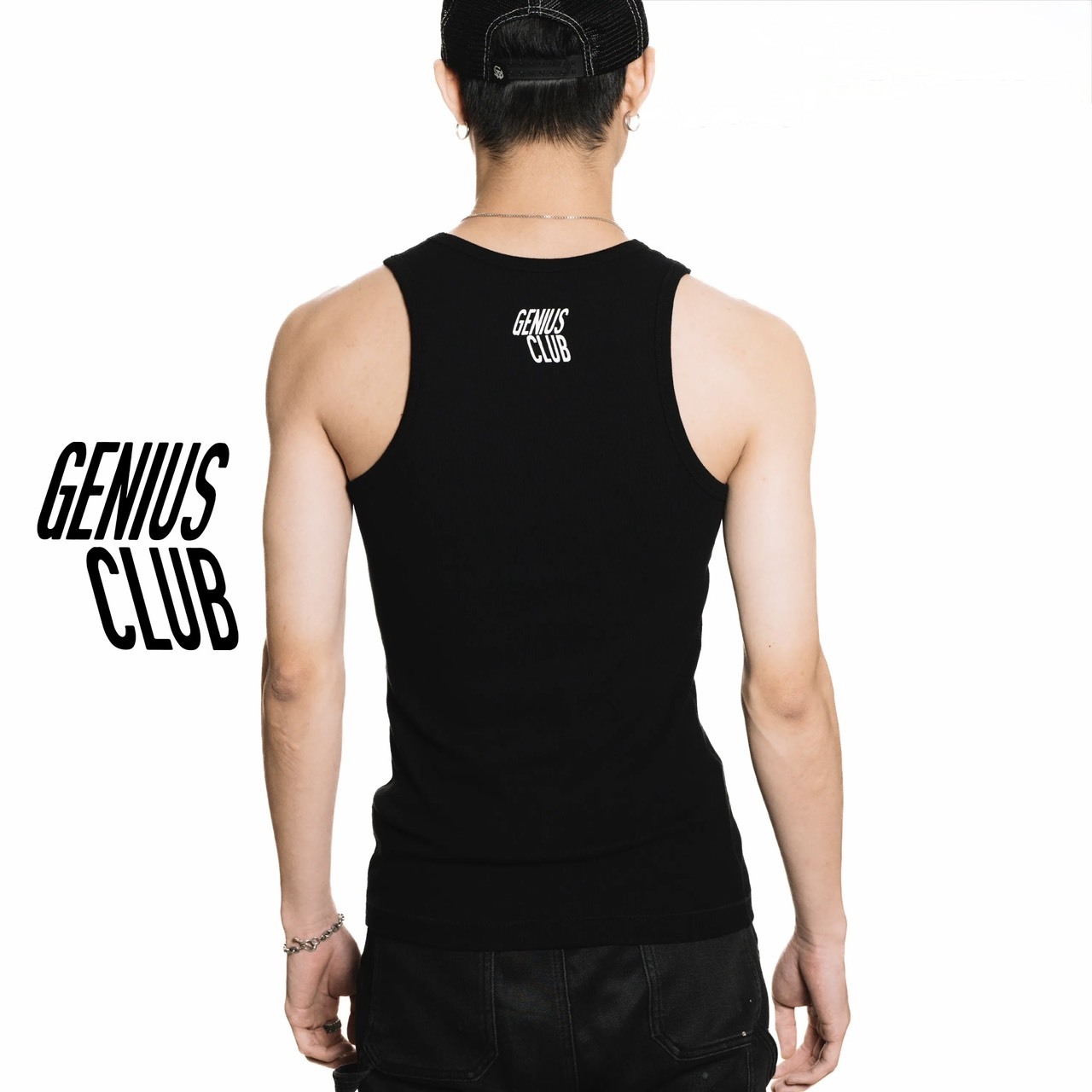 Genius Club｜Tagless Tank Top (Black)