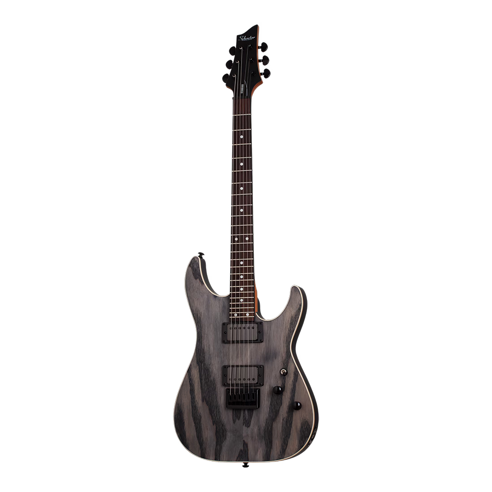 Schecter C-1 Standard Charcoal Satin 雙雙 小搖 電吉他 附袋