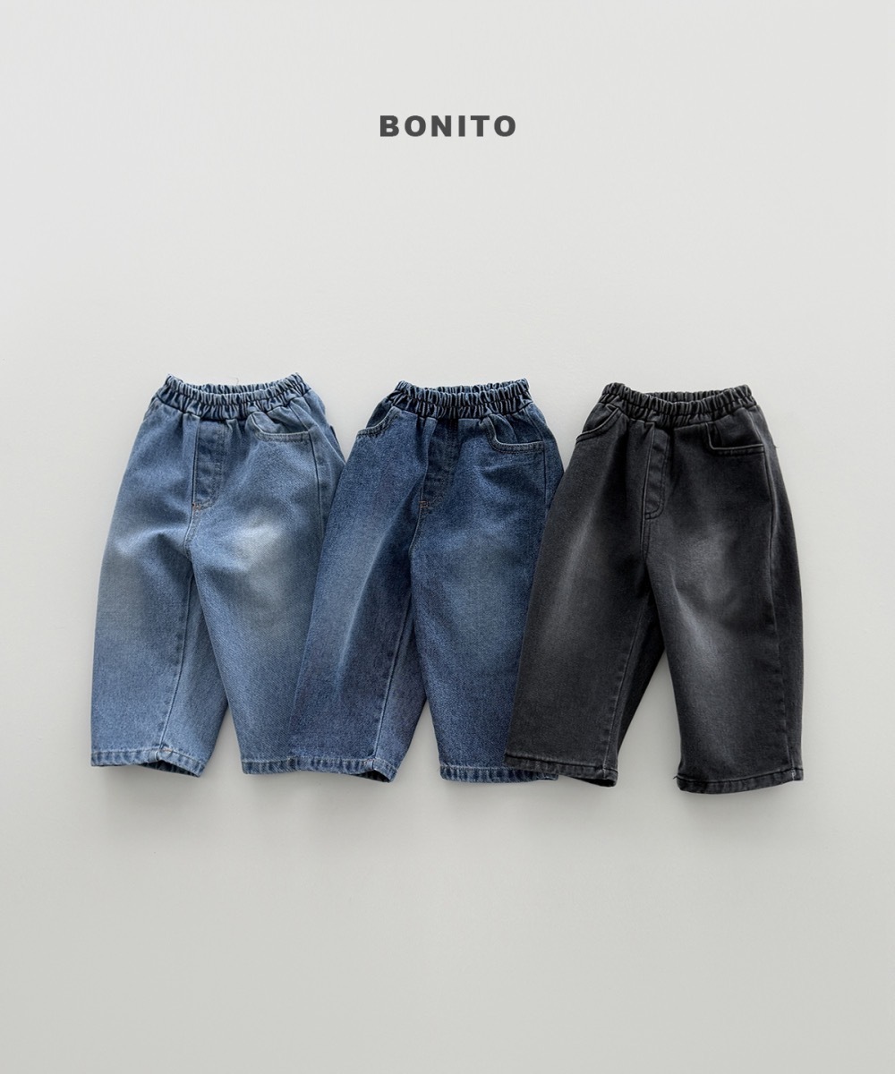 Bonito 刷色丹寧牛仔褲 / 3色