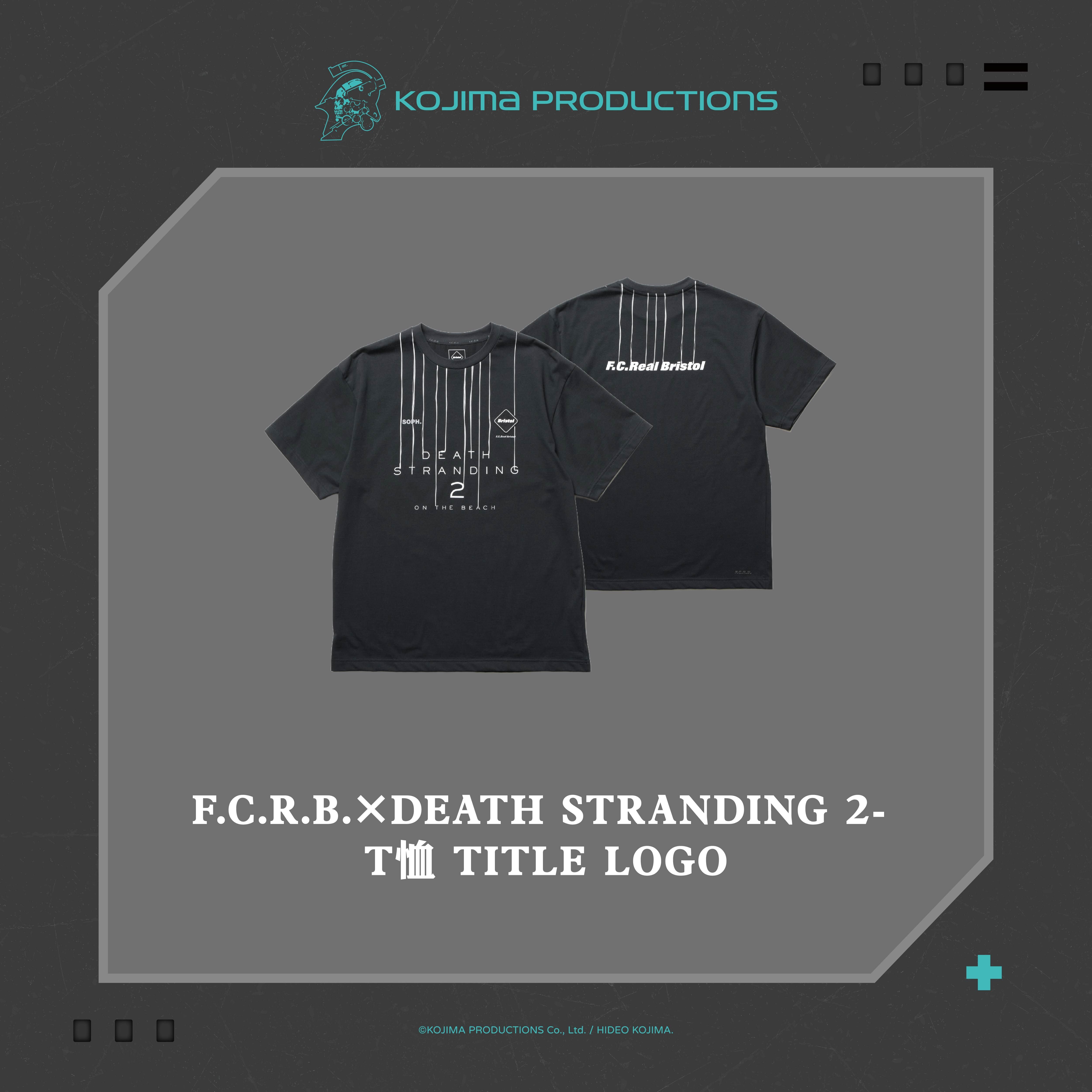 F.C.R.B.×DEATH STRANDING 2: TITLE LOGO TEE M