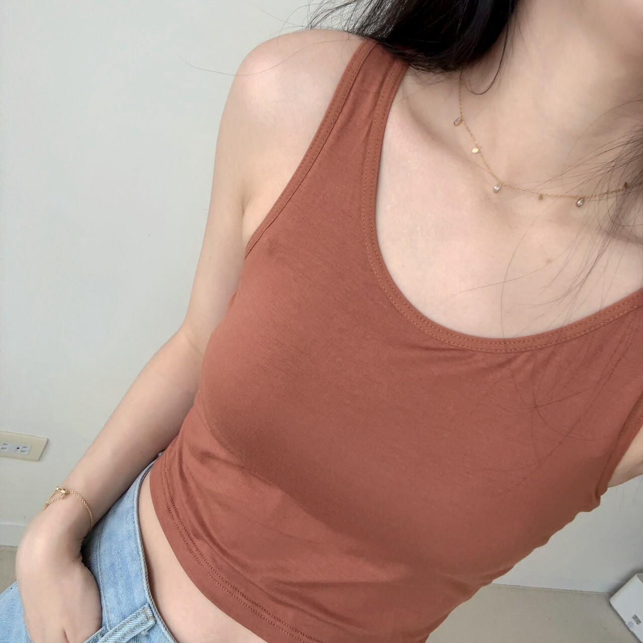 基本款莫代爾涼感背心（bratop）（現貨）