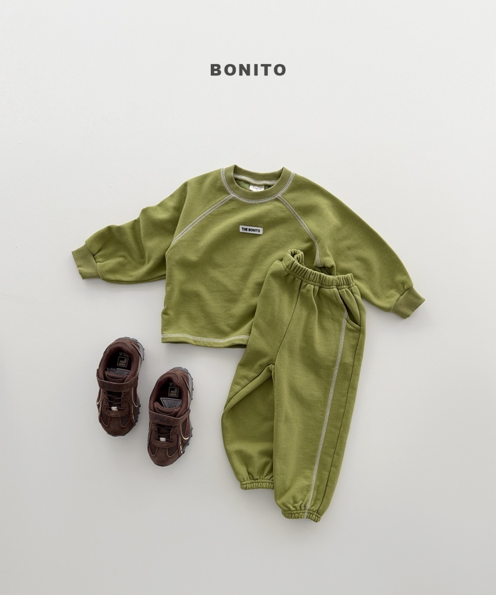 Bonito 縫線休閒套裝 / 3色
