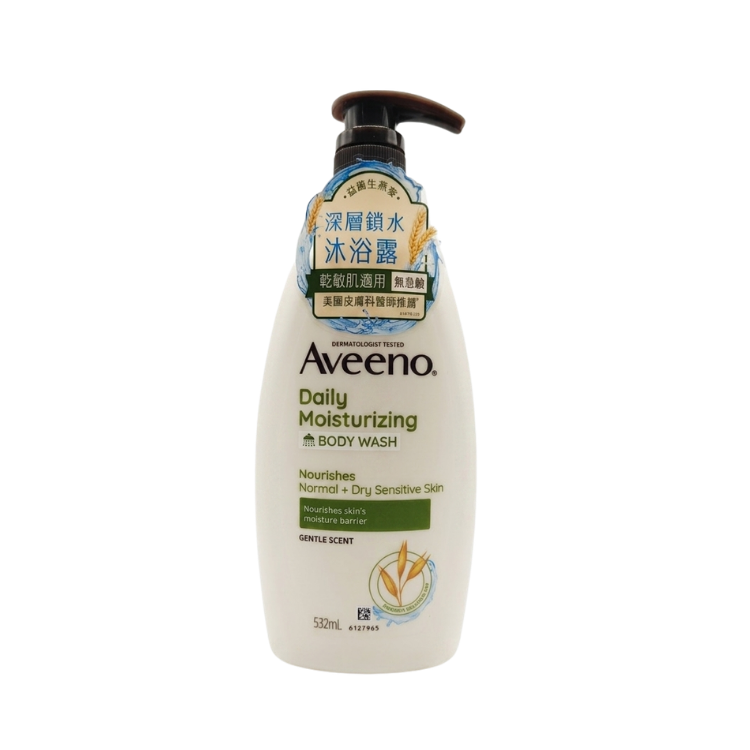 Aveeno 天然燕麥舒緩保濕沐浴露 532ml