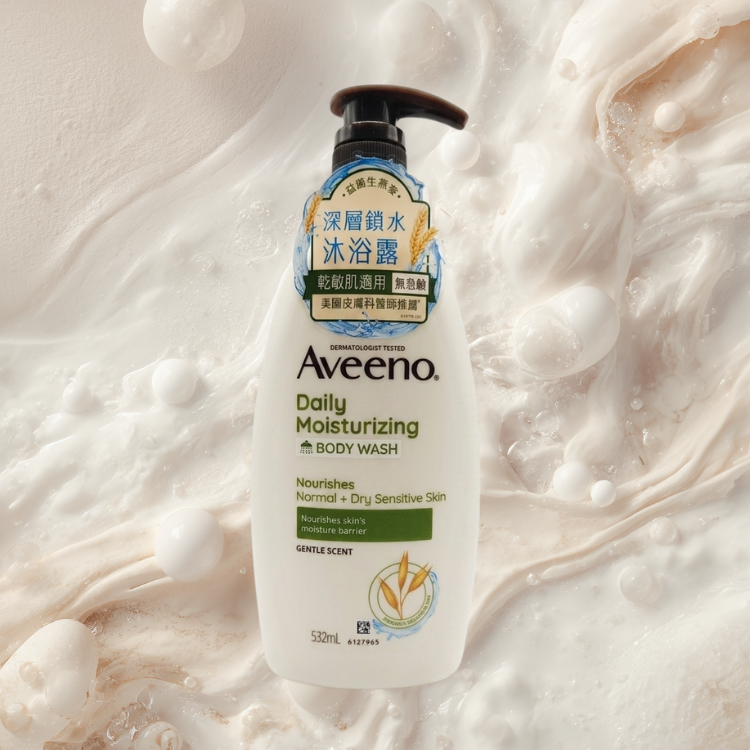 Aveeno 天然燕麥舒緩保濕沐浴露 532ml