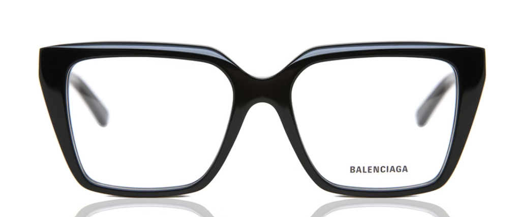 C23 Balenciaga BB0130O-001 純黑板材光學鏡框