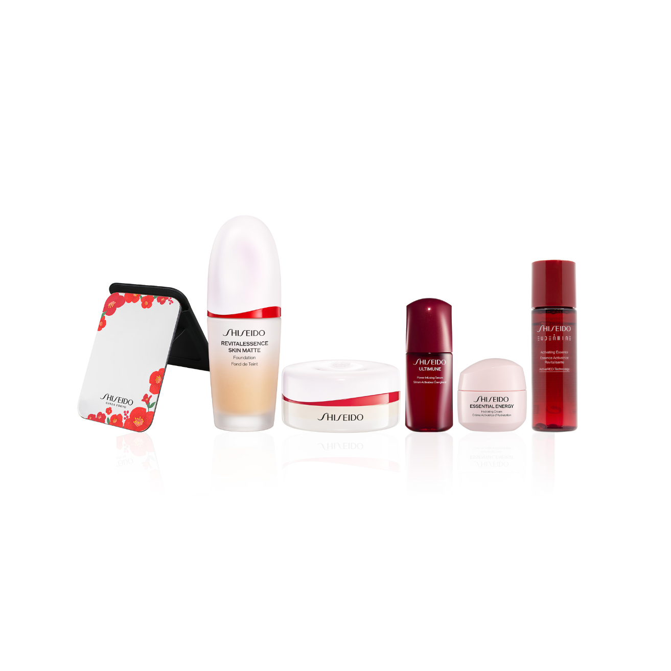 SHISEIDO REVITALESSENCE養膚柔霧精華底妝組合