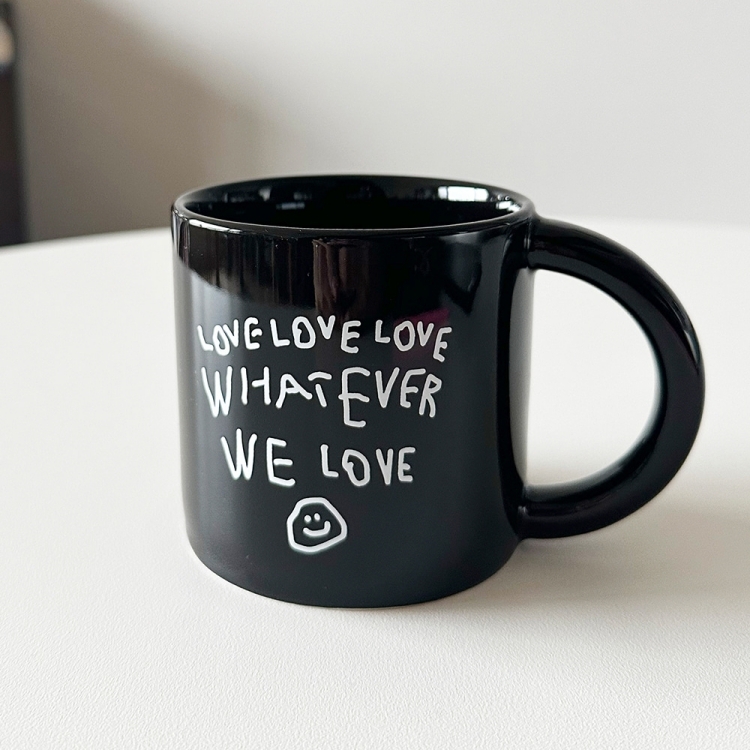 MUG CUP WE LOVE BLACK