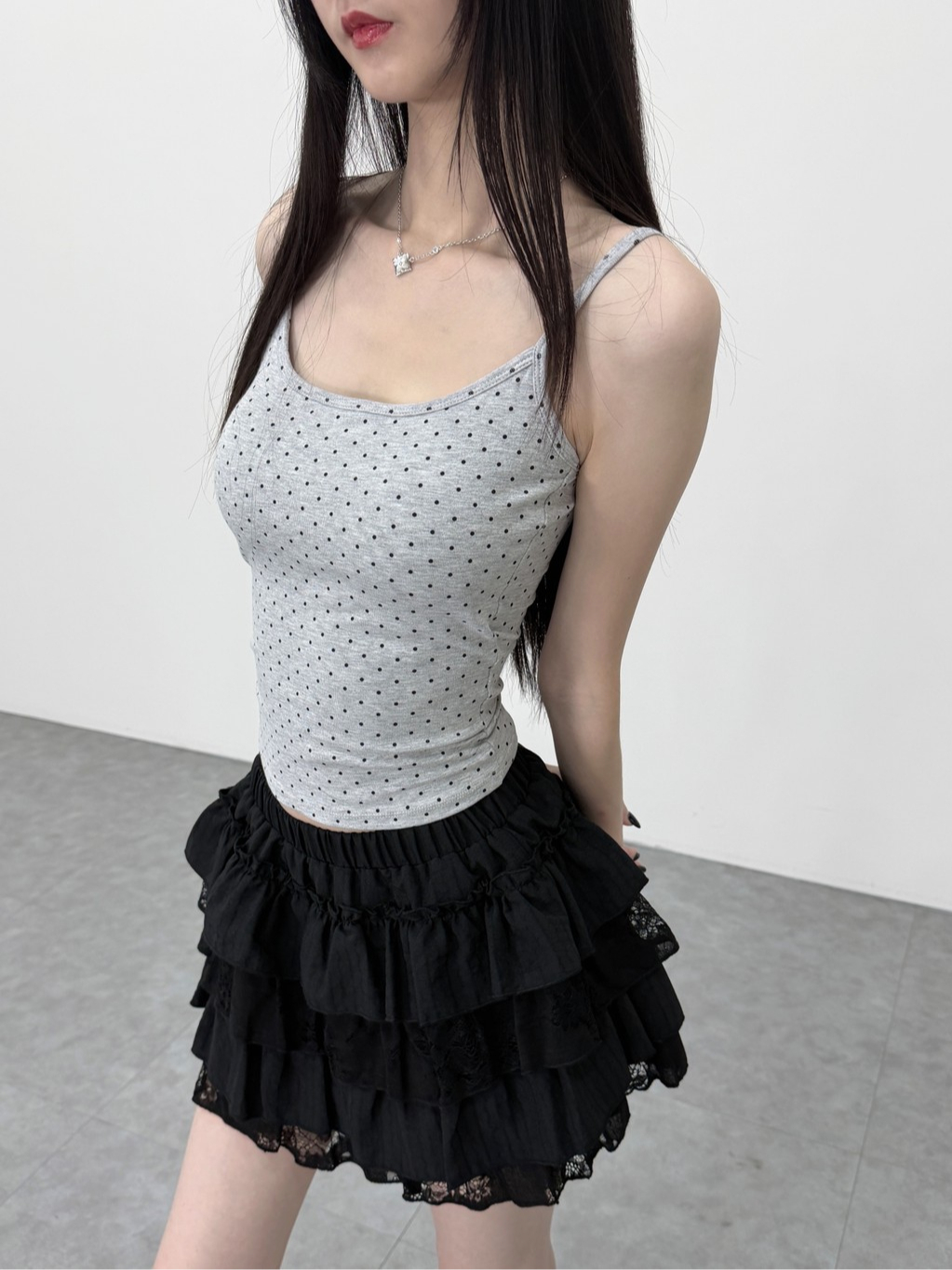 A0356-A11 交叉美背點點小可愛